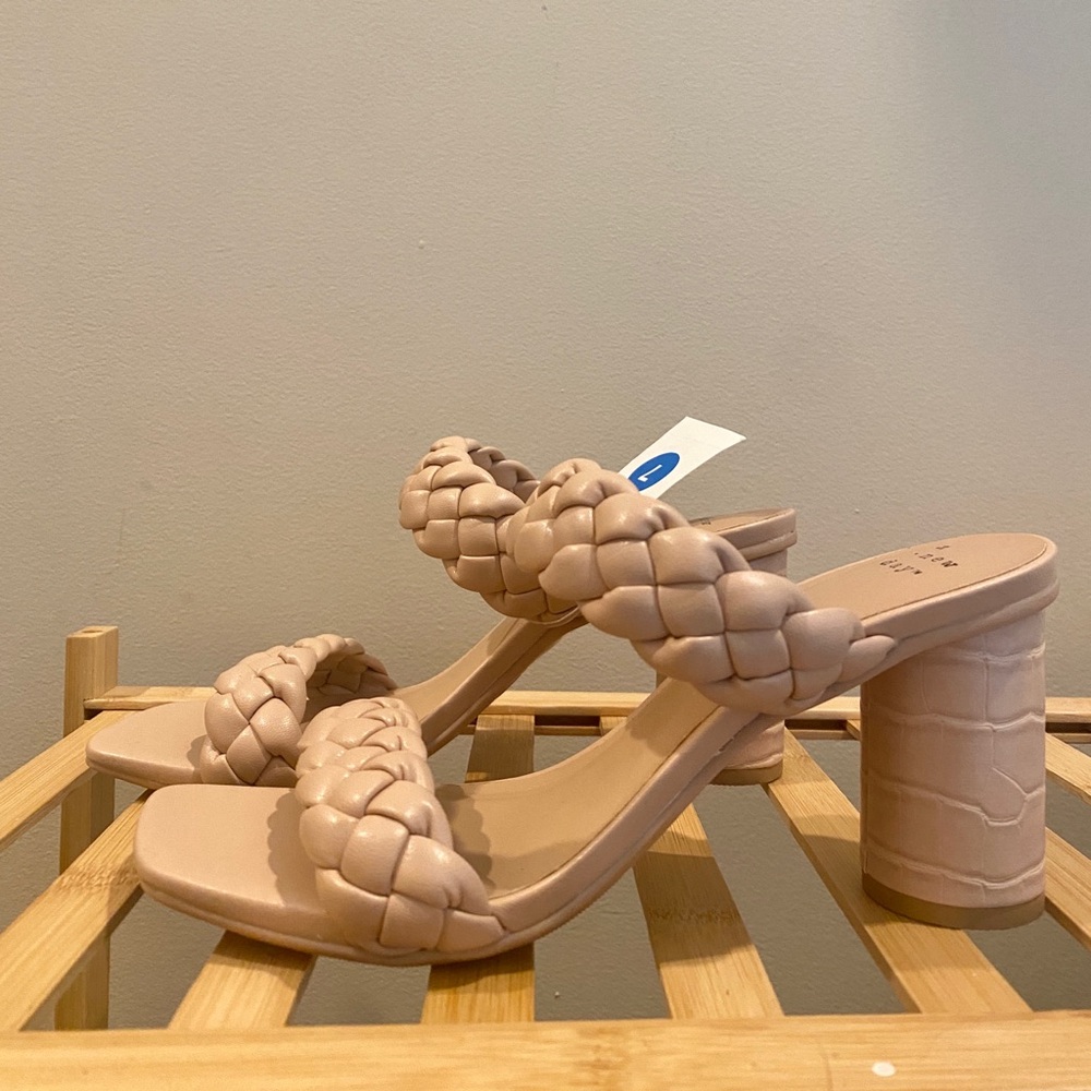 Mule Heels | Tan Beige | New with Tag